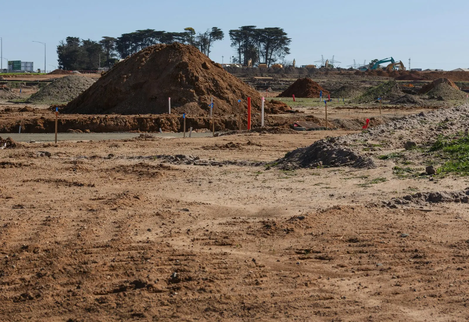New housing estate under construction